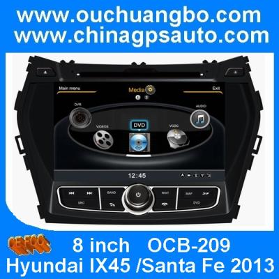 China Ouchuangbo S100 Platform Car Kit for Hyundai IX45 /Santa Fe 2013 1G CPU Video DVD GPS Navigation for sale