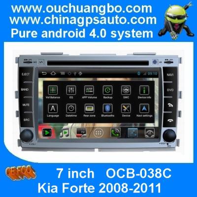 China Ouchuangbo Car GPS DVD Player Android 4.0 Kia Forte 2008-2011 with 3G Wifi S150 iPod USB Audio System OCB-038C for sale