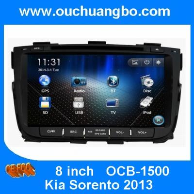 China Ouchuangbo car Radio DVD for Kia Sorento 2013 GPS Sat Nav Multimeia Kit iPod USB Italy map for sale