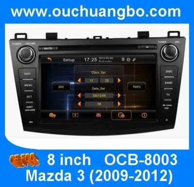 China ouchuangbo car audio for Mazda 3 2009-2012 with auto stereo video iPod USB DVD media player OCB-8003 for sale