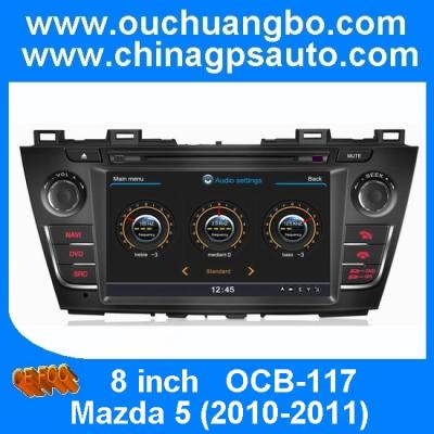 China Ouchuangbo S100 GPS Navi Auto Radio for Mazda 5 (2010-2011) Host TV Stereo Player 1G CPU for sale