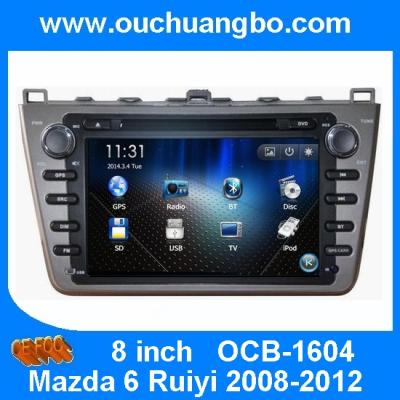 China Ouchuangbo Car Head Unit GPS Navi DVD System for Mazda 6 Ruiyi 2008-2012 Auto Radio Stereo for sale