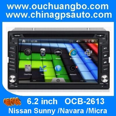 China Ouchuangbo Nissan Sunny /Navara /Micra car stereo with radio TV bluetooth mp4 player OCB-2613 for sale