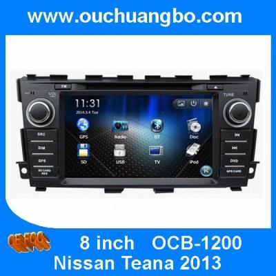 China Ouchuangbo Car Stereo Multimedia DVD for Nissan Teana 2013 GPS Nav  iPod USB Stereo Audio System OCB-1200 for sale