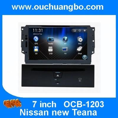 China Ouchuangbo New Auto DVD System for Nissan new Teana GPS Navigation iPod USB Stereo Radio Player OCB-1203 for sale