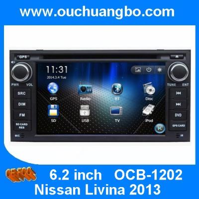 China Ouchuangbo Auto DVD Radio for Nissan Livina 2013 GPS Navigation iPod USB Audio Player OCB-1202 for sale