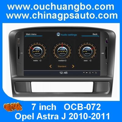 China Ouchuangbo car GPS for Opel Astra J 2010-2011 with 1G CPU 1080P 3G Host HD S100 screen audio video player for sale