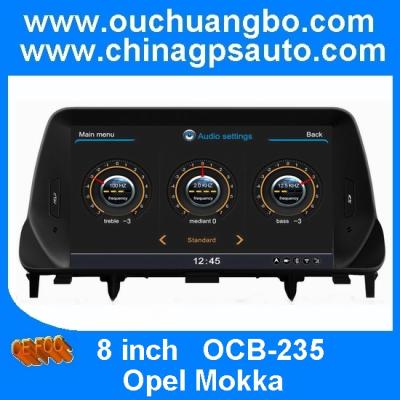 China Ouchuangbo S100 platform DVD stereo Radio Opel Mokka Car GPS Navigation A8 Chipset 3 zone for sale