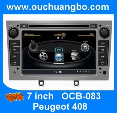 China Ouchuangbo S100 A8 Dual Core 7"DVD Player For Peugeot 408 Car GPS Navi Multimedia System for sale