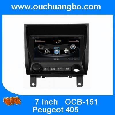 China Ouchuangbo GPS Navigation 3G Wifi Bluetooth Stereo Radio Peugeot 405 S100 Platform DVD Player OCB-151 for sale