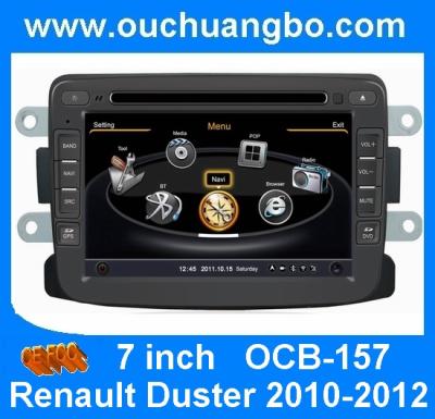 China Ouchuangbo DVD multimedia autoradio Navigator S100 Renault Duster 2010-2012 with MP3 BT for sale