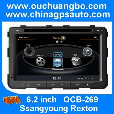 China Ouchuangbo HD touch screen Ssangyoung Rexton DVD radio kit S100 platform for sale