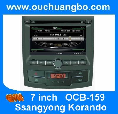 China Ouchuangbo autoradio sat navi multimedia Ssangyong Korando S100 platform for sale