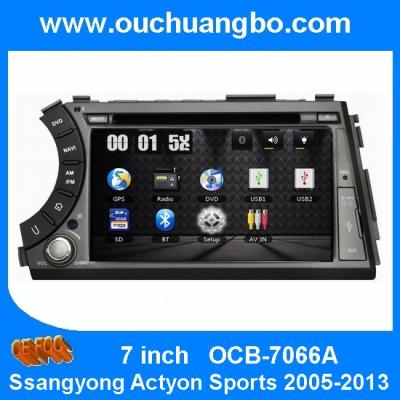 China Ouchuangbo Head Unit DVD Player for Ssangyong Actyon Sports 2005-2013 GPS Navi USB iPod SWC OCB-7066A for sale