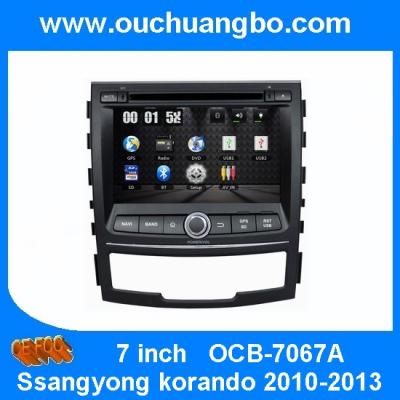 China Ouchuangbo Auto Multimedia System for Ssangyong korando 2010- 2013 DVD Radio iPod Bluetooth TV OCB-7067A for sale