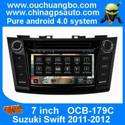 China Ouchuangbo Special Android 4.0 Car DVD for Suzuki Swift 2011-2012 with GPS Audio Player S150 System OCB-179C for sale