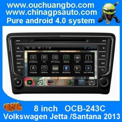 China Ouchuangbo S150 auto GPS Dual zone for Volkswagen Jetta Santana 2013 with android 4.0 car radio rear camera OCB-243C for sale