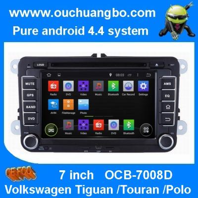 China Ouchuangbo Auto Radio BT RDS GPS System for Volkswagen Tiguan /Touran /Polo Android 4.4 3G for sale