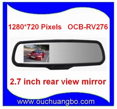 China Ouchuangbo 2.7 inch TFT LCD screen HD 1280*720 Car Rearview Mirror Monitor OCB-RV276 for sale