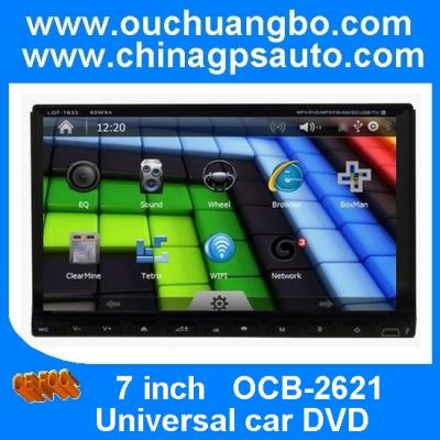 China Ouchuangbo car multimedia for Universal car DVD with radio gps TV bluetooth OCB-2621 for sale