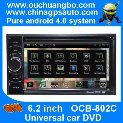 China Ouchuangbo Auto Radio Android 4.0 for Universal Car DVD GPS Player Sat Navi with S150 BT USB TV 3G Wifi for sale