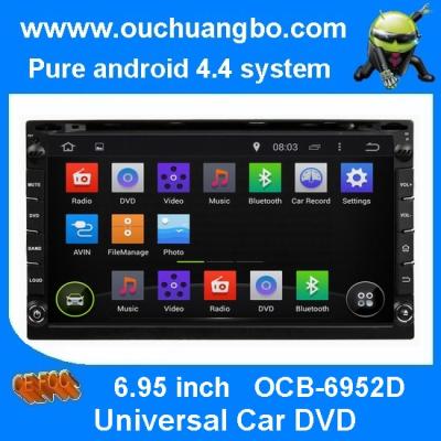 China Ouchuangbo Pure Android 4.4 Universal Car DVD Multimedia Stereo System OCB-6952D for sale