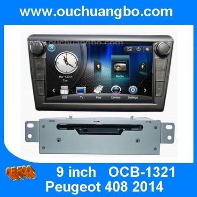 China Ouchuangbo car multimedia gps radio stereo  Peugeot 408 2014 with MP3 BT canbus for sale