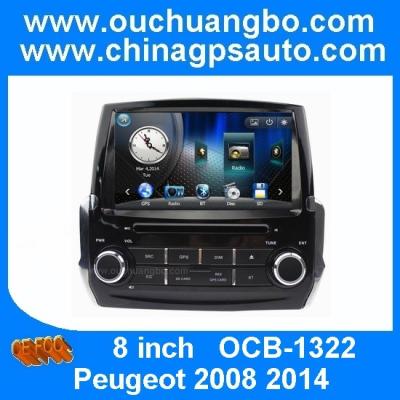 China Ouchuangbo autoradio dvd gps stereo Peugeot 2008 2014 support BT USB french for sale