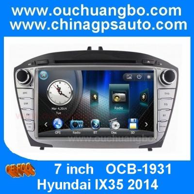 China Ouchuangbo china gps navi stereo naiv Hyundai IX35 Tucson 2014 support BT USB swc for sale