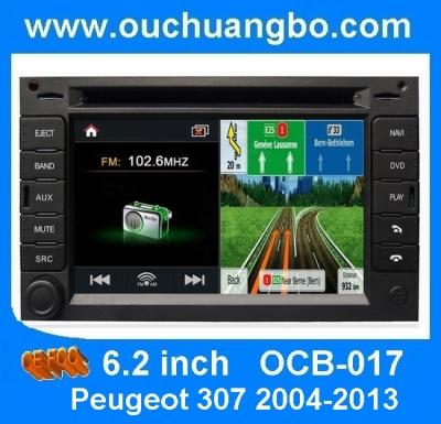 China Ouchuangbo S100 Peugeot 307 2004-2013 Multimedia DVD GPS Navi Player french iPod USB SD for sale