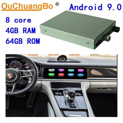 China Ouchuangbo upgrade original car screen to android 9.0 4GB RAM 64GB ROM  for 12.3 inch screen Porsche Panamera 2017 for sale