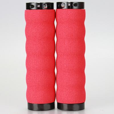 China All Bicycle Handlebar Road Accessories Alloy BMX Bike Grip Recycling Non-Slip Bars Grips MTB Sponge Bicycle Grips for sale