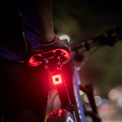 China Auto Start Stop/Brake Sensing Bicycle Smart Taillight Auto Start/Stop Brake Sensing Bike Rear Light USB Ipx4 Rechargeable Led Tail Cycling Light for sale