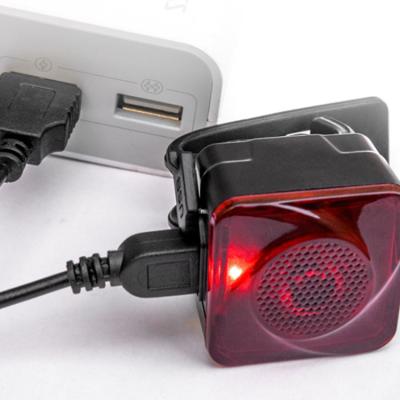 China 1 Kilometer LED Obvious Warning Bicycle Lamp USB Rechargeable Bicycle Safety Rear Tail Warning Light Recycling Light for sale