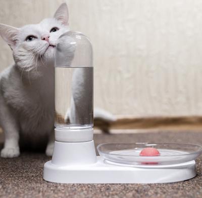 China NO--2021 KittySpring Automatic Fountain Battery and Cat Water Feeder Much Better Silenced Than Water Bottle and Pet Feeder for sale