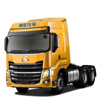 China Professional New Design 6x4 385HP Single Row Tractor Truck With Auto Window 6910mm*2525mm*3895mm for sale