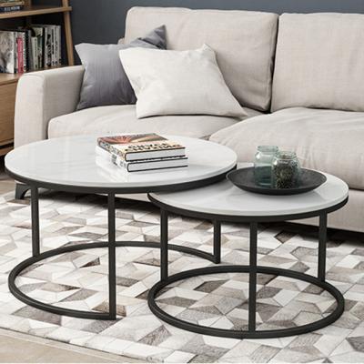 China Expandable Modern Home Living Room Furniture Sets Modern Home Living Room Furniture Black Marble Low Price Small Tea Tables for sale