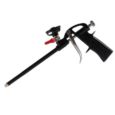 China New PU Aluminum Alloy Body Metal Type Nickel Coated Foam Spray Gun Caulking Gun for sale