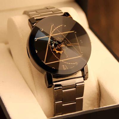 China Fashion Stainless Steel Non-Specific Cogwheel Watch On Orologio Uomo Hot Sales Of Man Quartz Analog Wrist Watch for sale