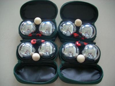 Chine L'ensemble de Jeu De boules, les Boules 2pcs a placé, ensemble de Petanque, 2 boules en métal à vendre