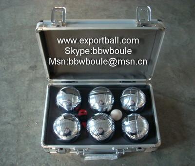 China boules set, petanque set for sale