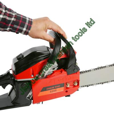 China 2-Stroke / Cylinder Power Professional 2 Stroke 5200 Single 52cc Chainsaw With CE GS Stationary o70 Chainsaw for sale