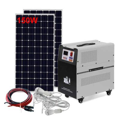 China Home Backup Solar Generating Circuit Mini Home Solar Power System, Portable Solar Generator, Solar Pullout Kits for sale