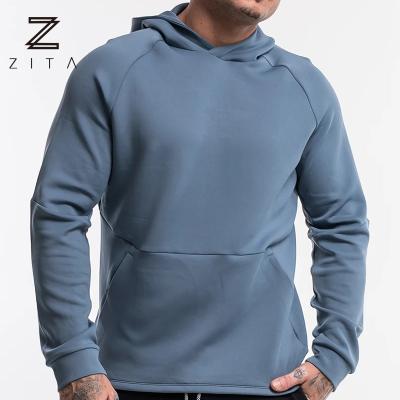 China Oversized Blank Sweatshirts Mens Breathable Polyester Technology Fleece Pullover Gym Hoodie Customized Adults For Men Autumn Zip Lock Polybag for sale