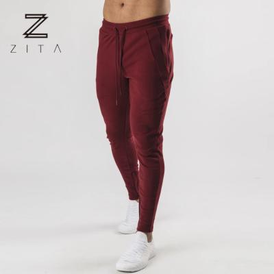 China Custom Slim Fit Mens Breathable Active Wear OEM Track Jogger High Quality Brushed Pants for sale