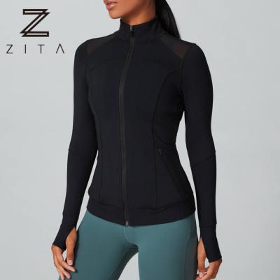 China Return Good Quality OEM Good Quality Most Available Fitness Breathable Zip Up Hoodie Jacket Woman for sale