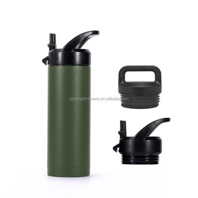 China CLASSIC 18 oz Stainless Steel Vacuum Flask Water Bottle Insulated Sports Bottle With BPA Free Lid for sale