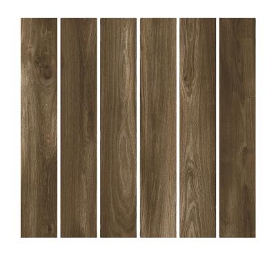 China Modern Minimalist Vintage Suction Plank Texture Tile Low Glazed Waterproof High Temperature Resistant Ceramic Wood Flooring 200x1200 for sale