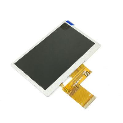 China Instrument 4.3 Inch Tft Screen Panel 300 Brightness Module RGB 40 PIN Lcd Display 40 Instrument , Industrial Equipment White Normal 480x272 for sale