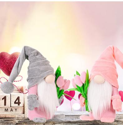 China 2022 Festival Decoration New Tulip Rudolph Mother'S Day Valentine's Day Birthday Gift Gnome Ornaments for sale